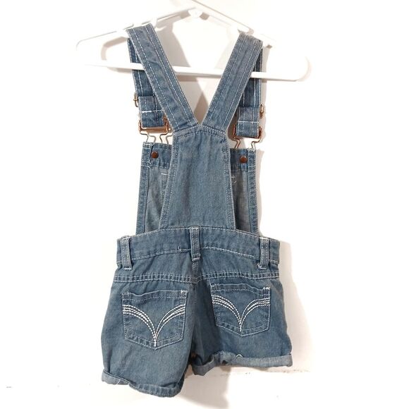 Limited Too Floral Shorts Overalls - Picture 2 of 7